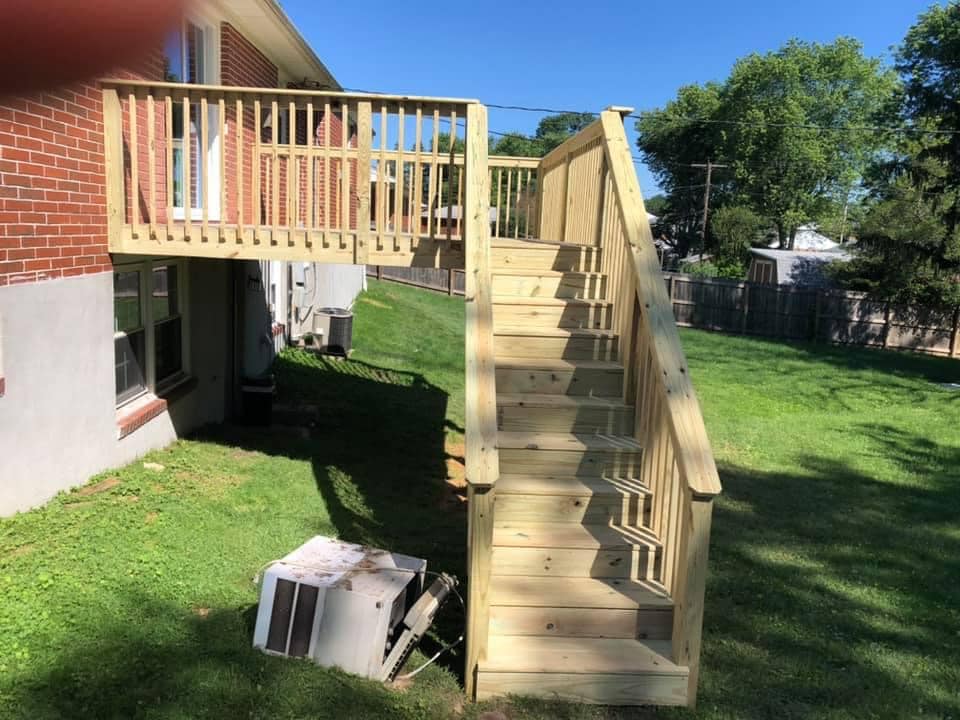House deck stair