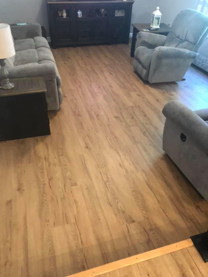 Living room wooden flooring