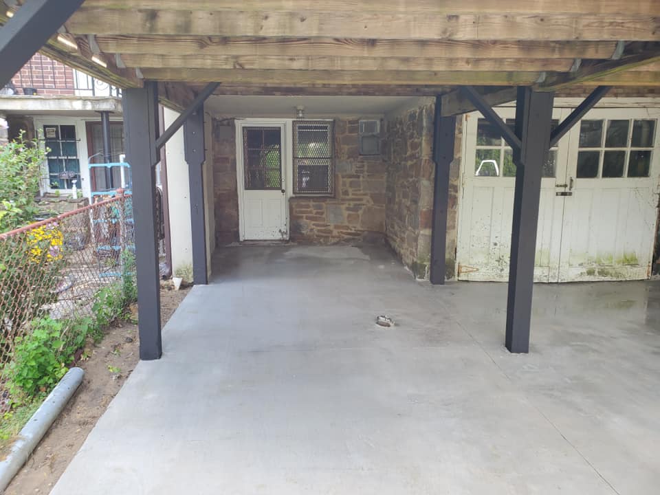 Under house deck