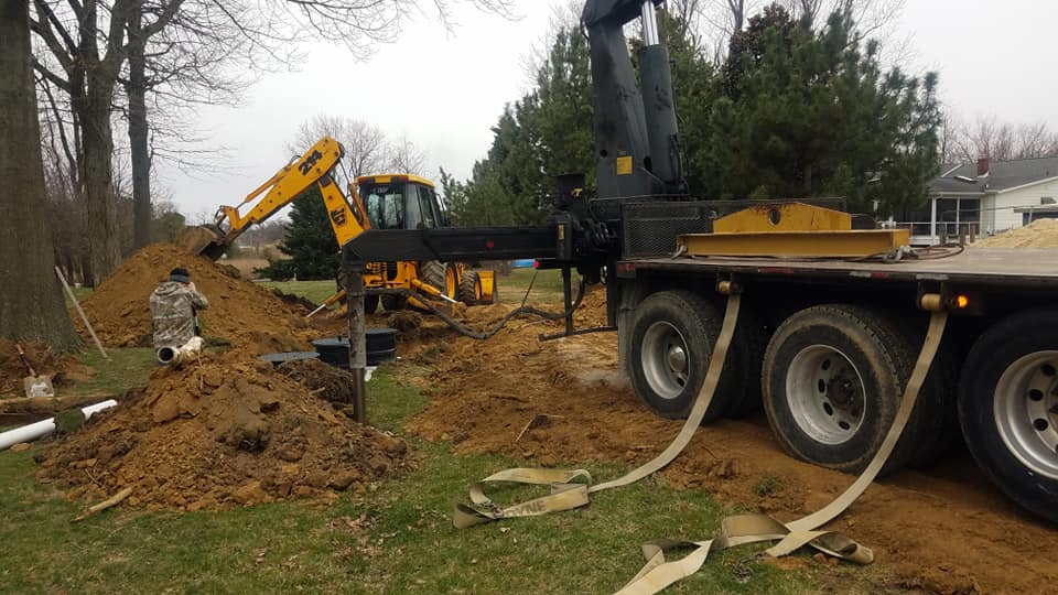 Septic installation photo gallery