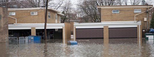 Flooded properties