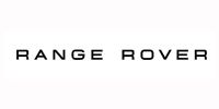 Range Rover logo in black text on a white background.