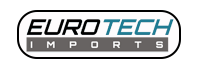 Eurotech Imports logo with black, blue, and grey text in a rounded rectangular outline.