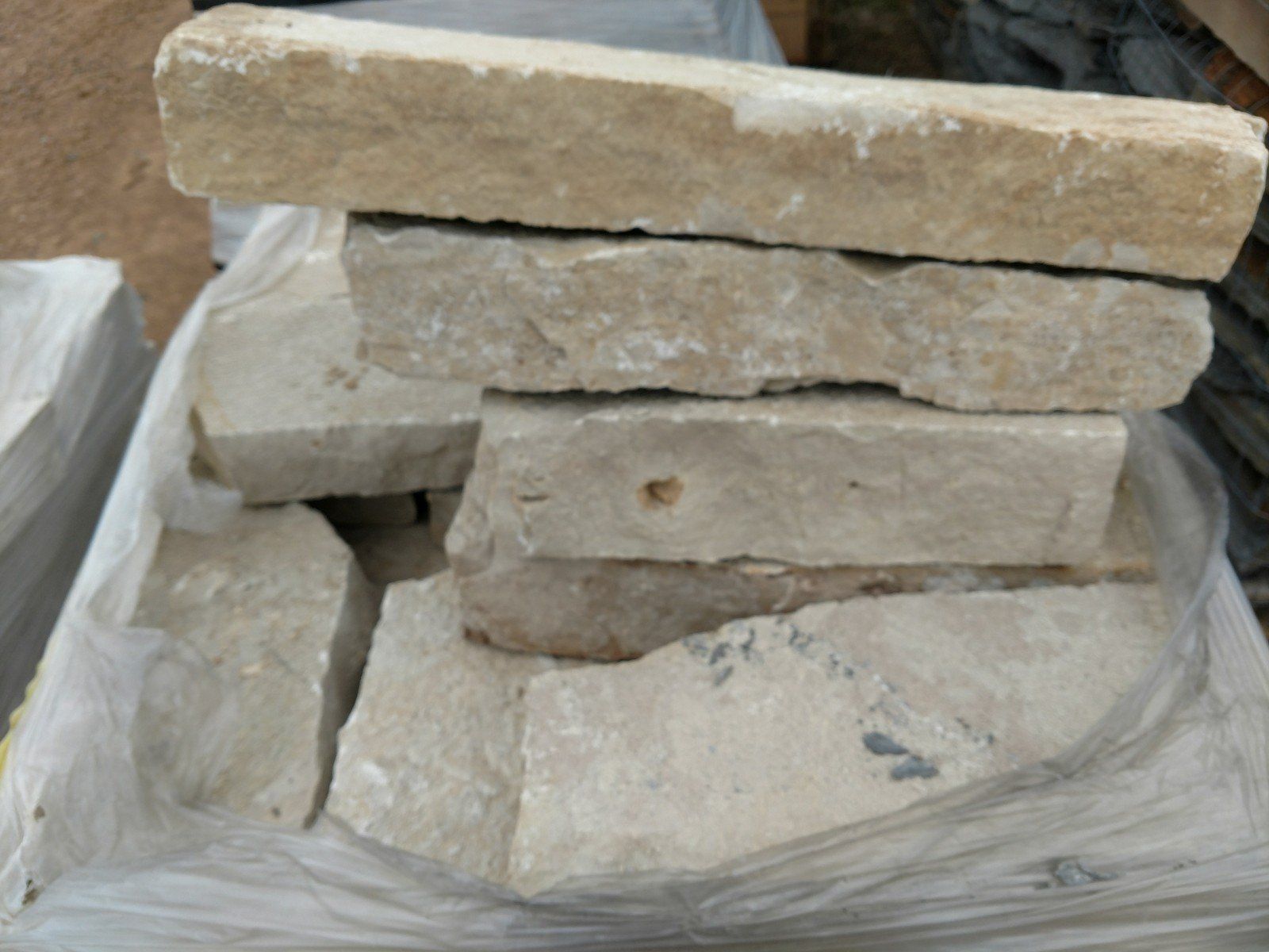 A pile of rocks stacked on top of each other