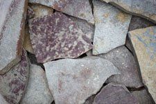 A pile of rocks stacked on top of each other.
