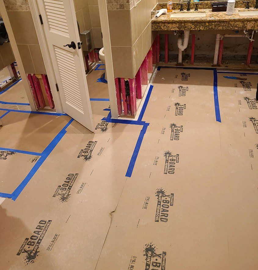 Installing plumbing fixtures