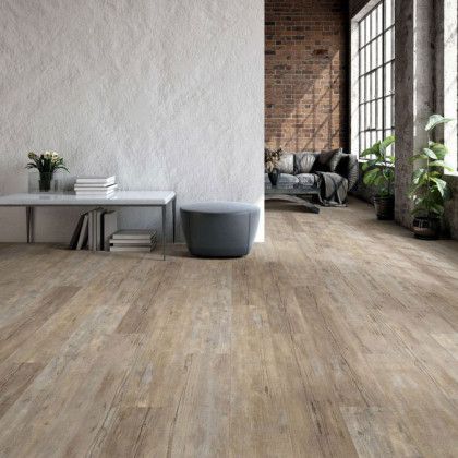 A living room with a wooden floor and a couch.