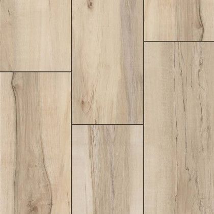 A close up of a wooden floor with a tile pattern.