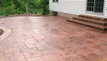 Concrete patio
