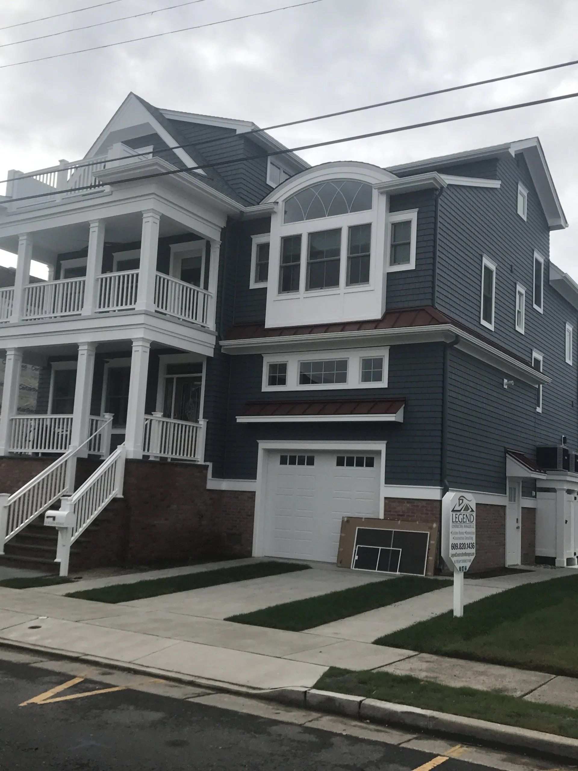 Big house with gutter