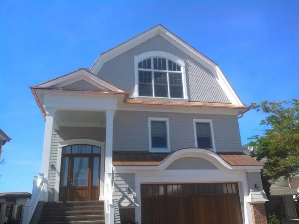 Big house with gutter