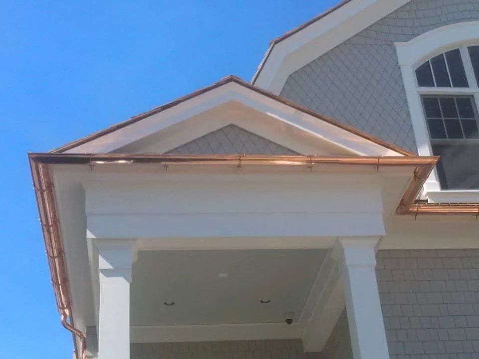 Big house with gutter