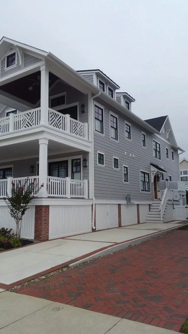 Big house with gutter