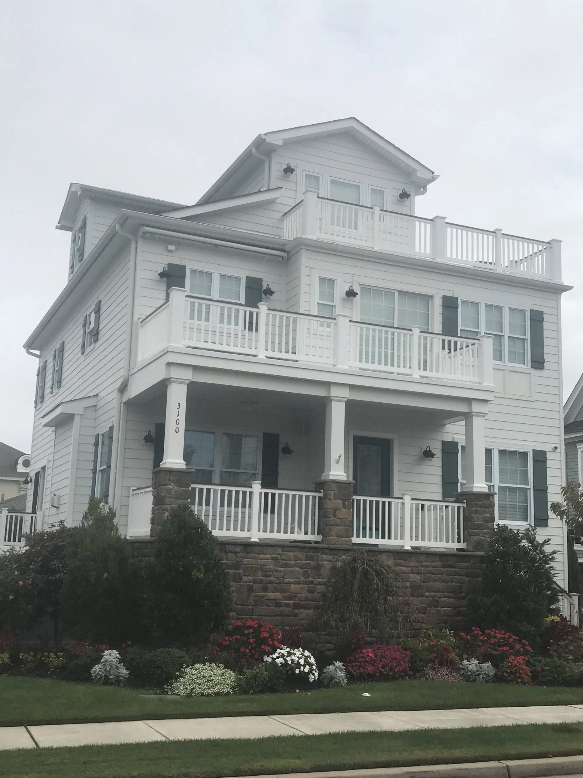 Big house with gutter