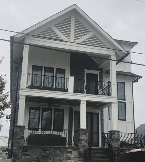 Beautiful home with gutters