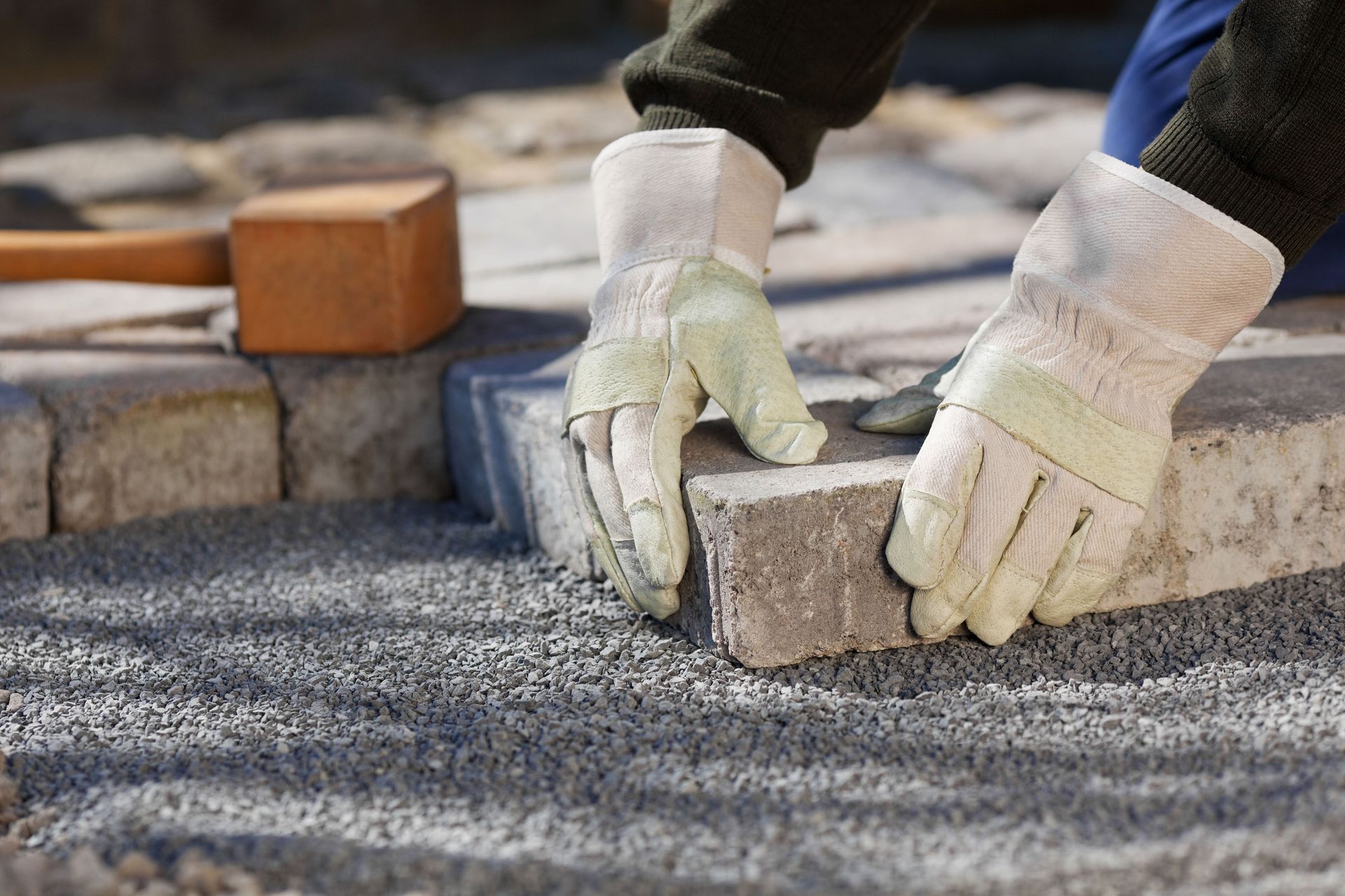 concrete interlocking pavers