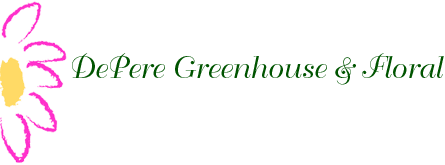 De Pere Greenhouse & Floral logo