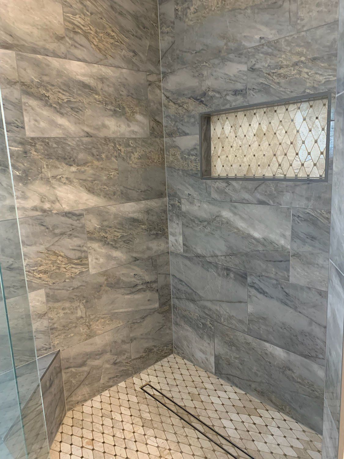 Bathroom shower walls