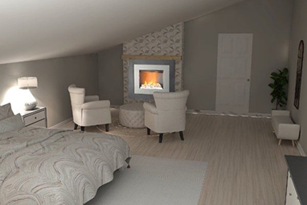 3D rendering room design