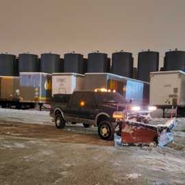 Commercial snow plowing