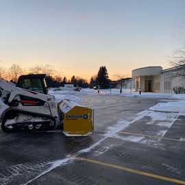 Commercial snow plowing