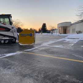 Commercial snow plowing