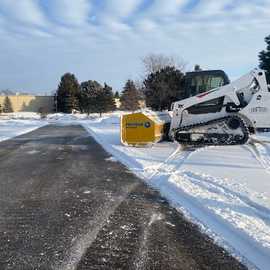 Commercial snow plowing