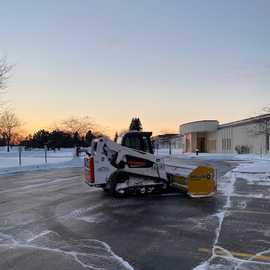 Commercial snow plowing