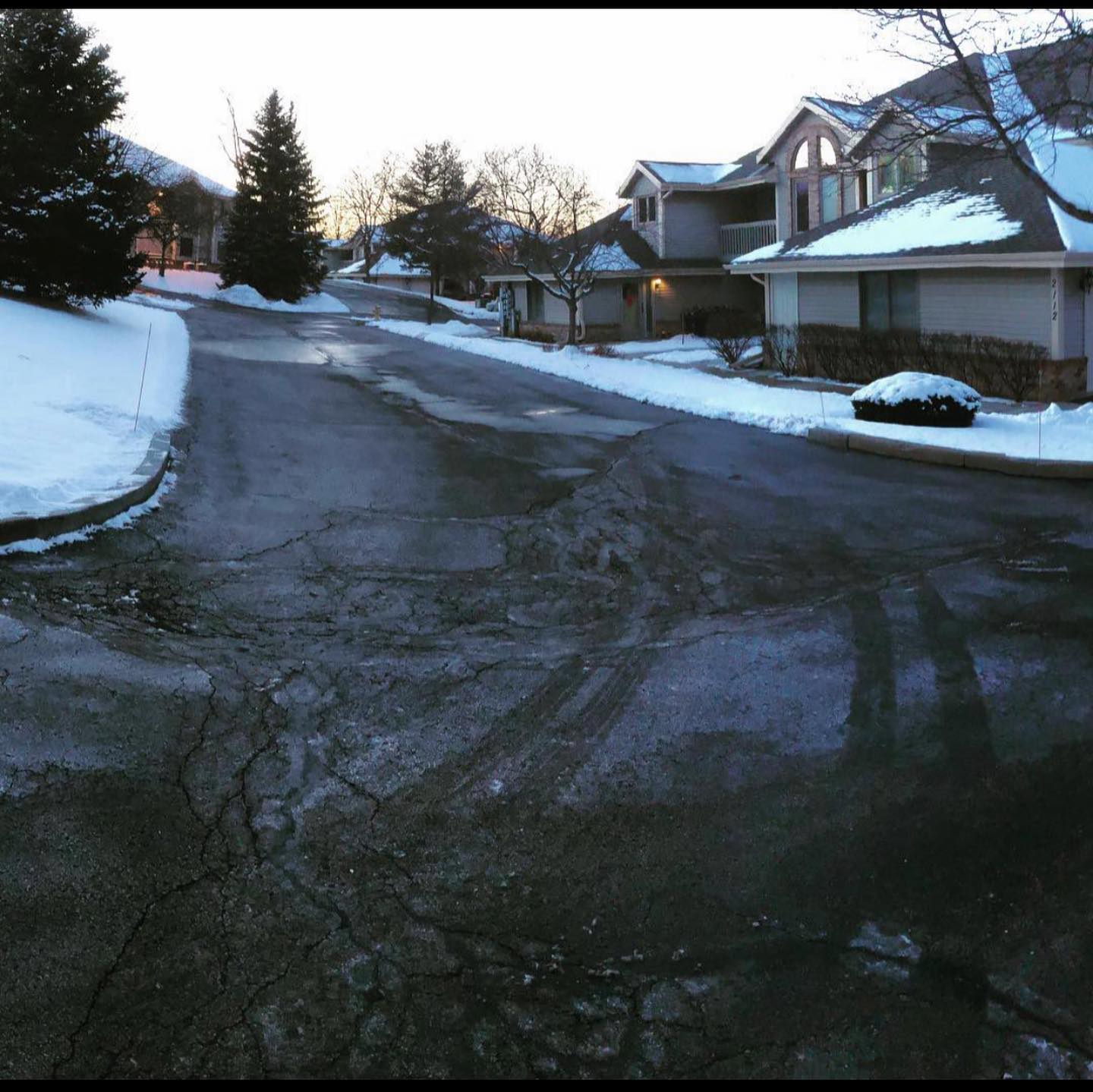 Residential snow plowing