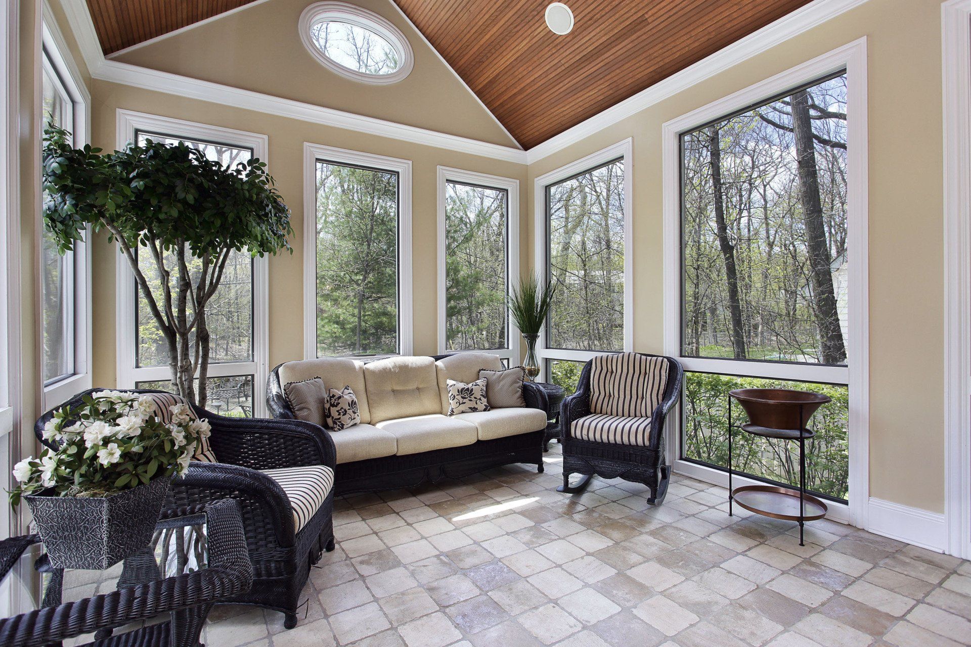 beautiful sunroom