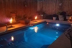 Finished pool