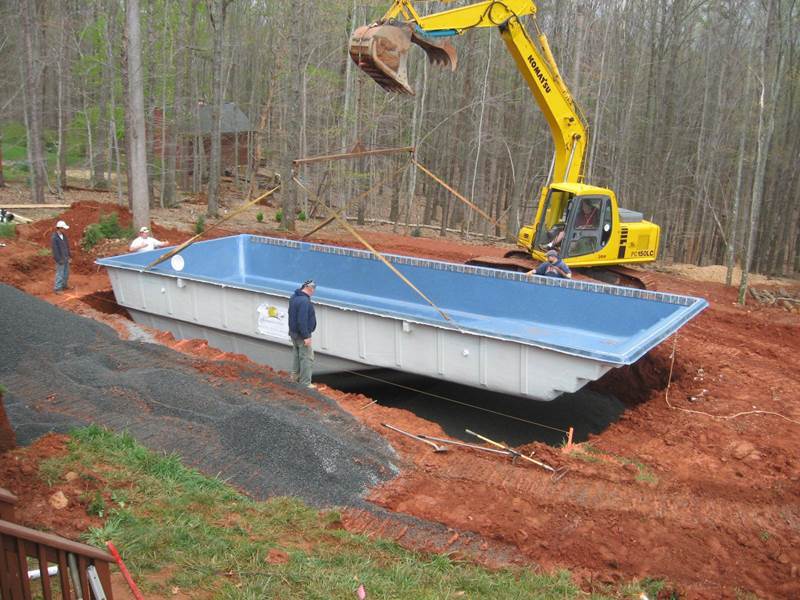 Pool construction