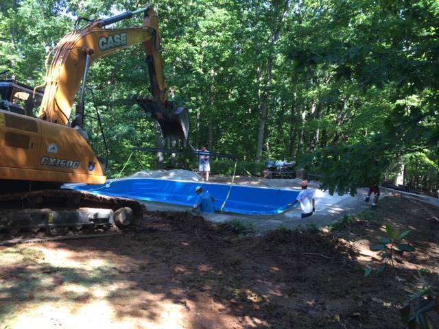 Pool construction