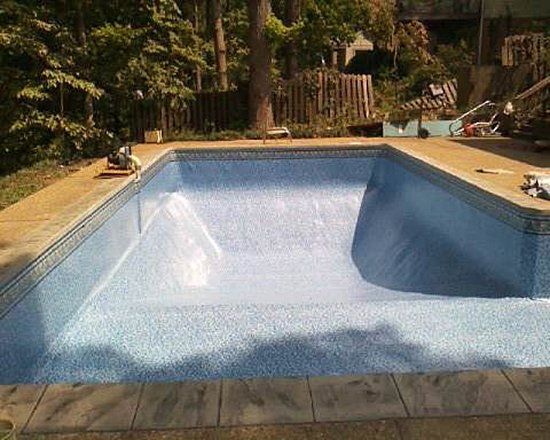 Pool without water