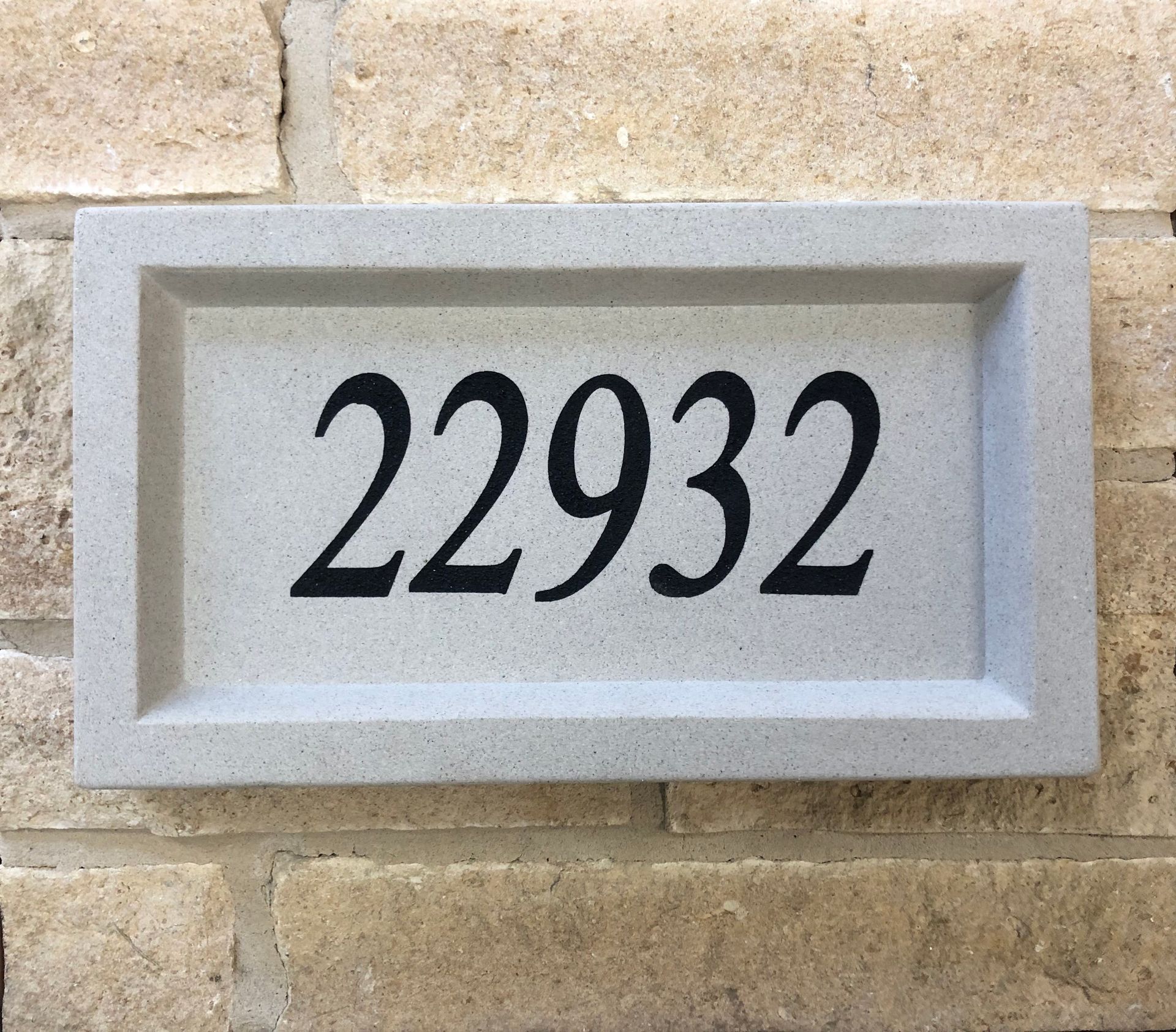 Cast Stone Address Block