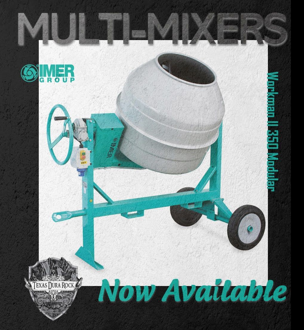 A picture of a mixer that says multi-mixers now available