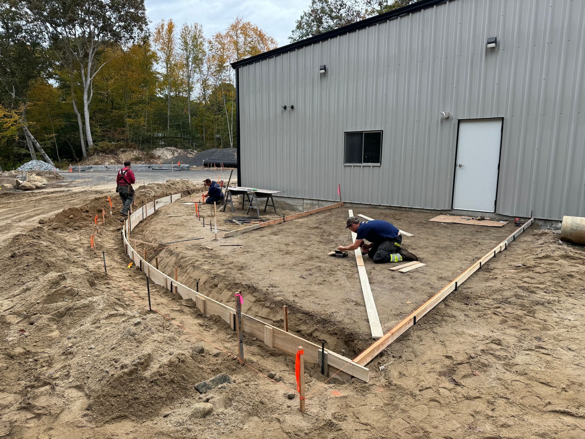 Concrete installation