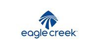 The Eagle Creek logo featuring a blue diamond icon with abstract swooping lines above the brand name in lowercase text.