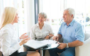 Couple in a legal consultation