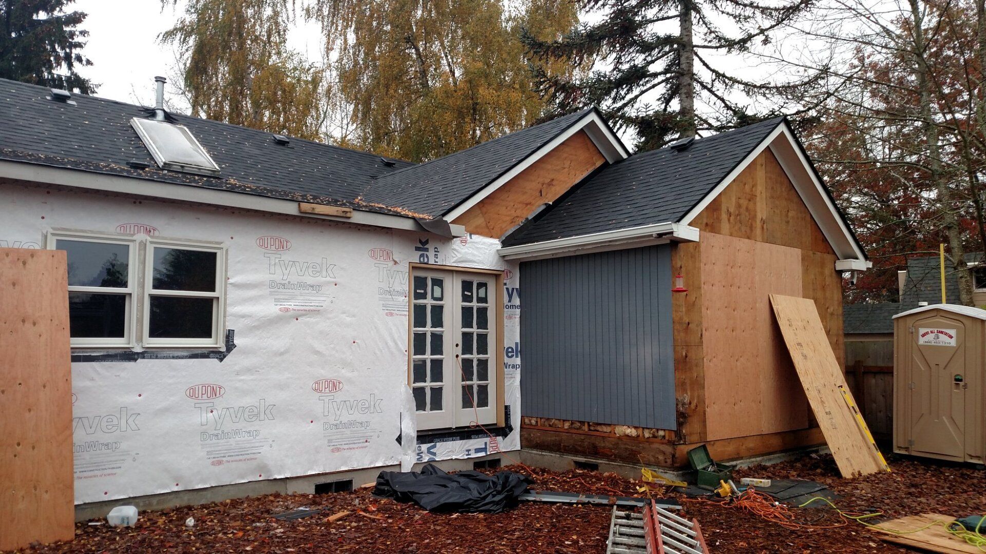 Siding installation