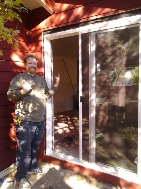 Sliding door installation