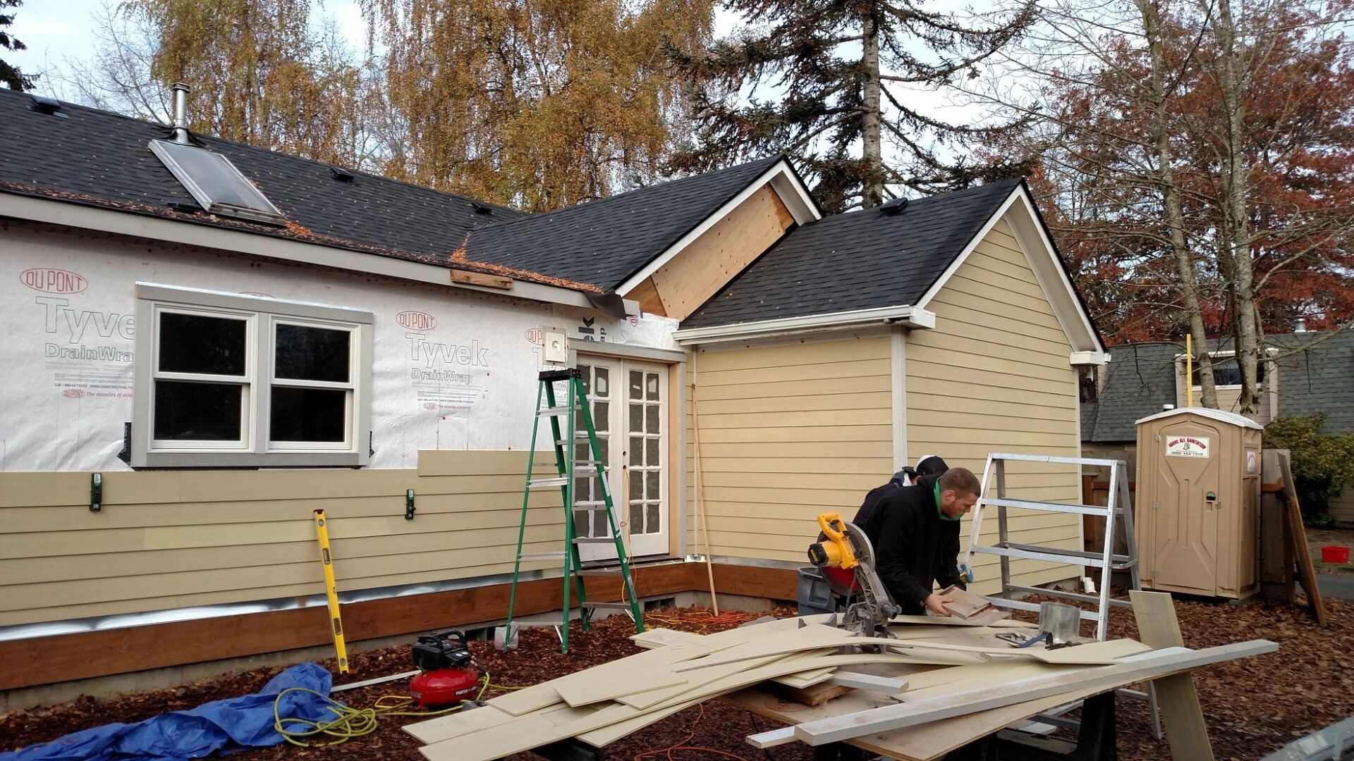 Siding installation