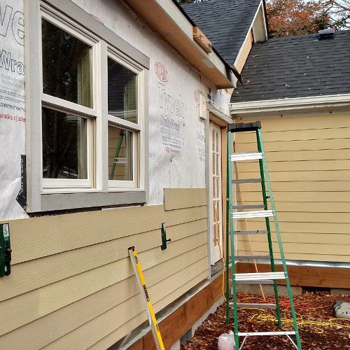 Siding installation