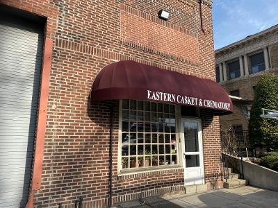 burgundy canvas commercial awning