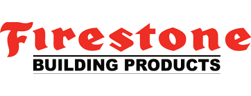 Firestone Building Products logo in red and black.