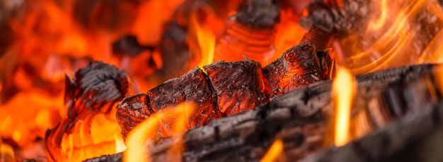 Burning Firewood