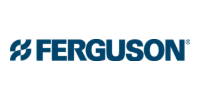 FERGUSON logo in blue on a white background