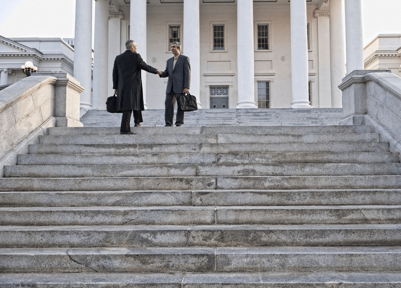 Two man shaking hands