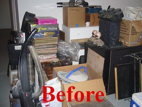 Before house cleanout