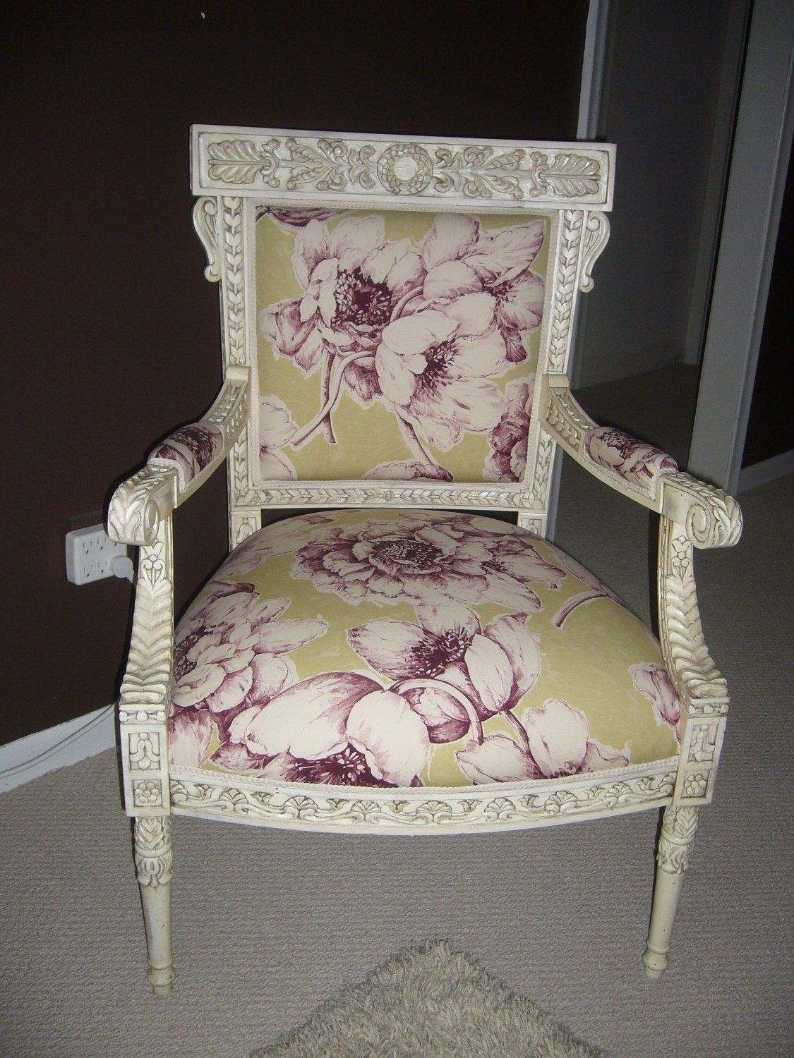 Floral chair